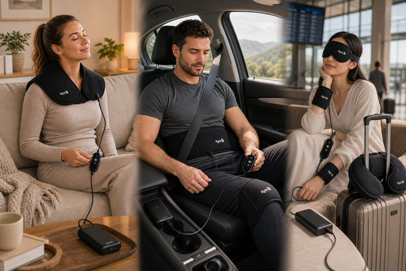 FIR heat therapy products in lifestyle context